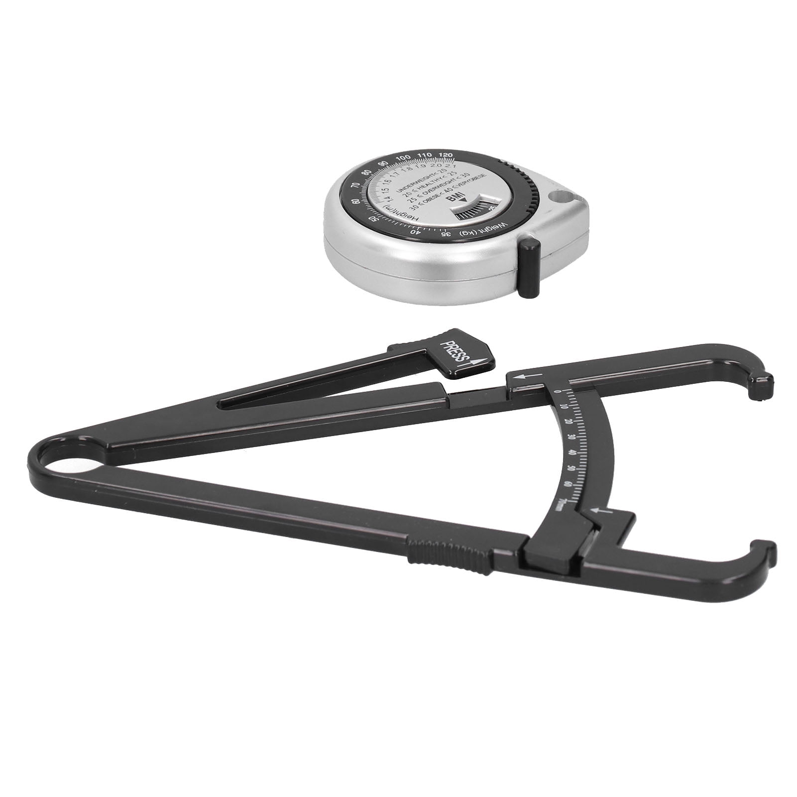 Sonew Skinfold Calipers Set,Body Fat Caliper BMI Measuring Tape