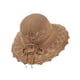 thumbnail image 5 of Sombrero para el sol tejido transpirable con protección solar, moderno y ligero para mujer. Caqui, 5 of 9