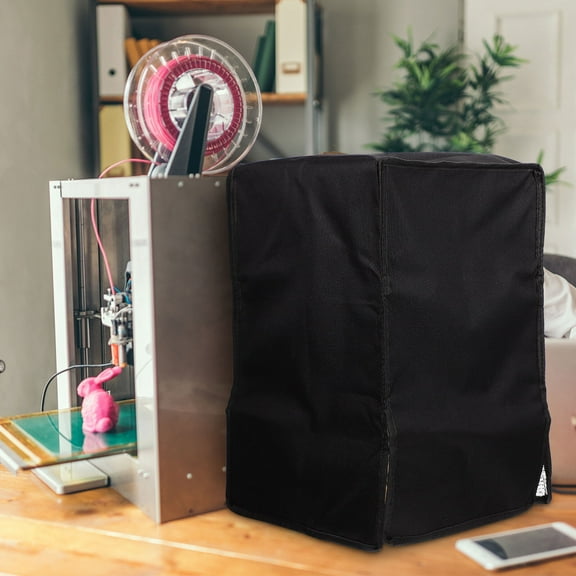 HAMPPLIES Black 3D Printer Cover 1Pack with 42x25 5in Size for Dust and Heat Protection