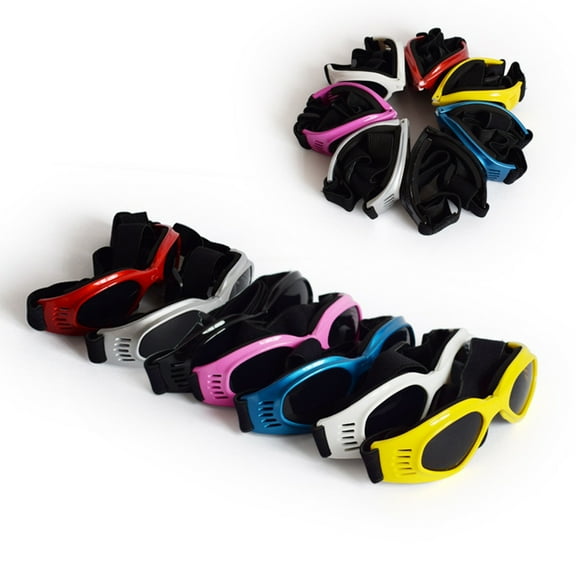 YSNOOWE 1Set Triangle Sunglasses for Pet Dog with UV and Water Protection 5.12X1.97X1.77in
