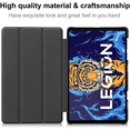 thumbnail image 2 of For Lenovo Legion Y700 8.8 Inch Tri-Fold Smart Tablet Case, Slim Case Multi-View Stand Hard Shell Case Cover Auto Sleep/Wake Cover for Tablet(Color: Black), 2 of 4