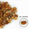 thumbnail image 3 of 24 LBS River Rocks(2 x 12 LBS Bags), StoneCreek, Decorative Garden Stones for Plant Landscaping, Polished Gravel Filler Pebbles, Large Size, Pale Yellow, 3 of 6