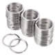 thumbnail image 4 of 50 Uds. De llaveros de Metal, llavero plano dividido, anillos DIY, llaveros de Metal planos divididos, anillos, llaveros, 4 of 6