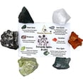 thumbnail image 2 of Immunity Crystal Stone Set - Blood Stone Rhodonite Serpentine Snow Quartz Carnelian Moss Agate, 2 of 5