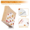 thumbnail image 5 of Yayeee Napkin Holder for Table Set of 2 Kitchen Paper Tissue Organization, Watercolor Autumn Leaves, 5 of 8