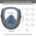 thumbnail image 3 of Yeacher Full Face Cover Filter for Welding Spray Paint Coating Industry etc, 3 of 8