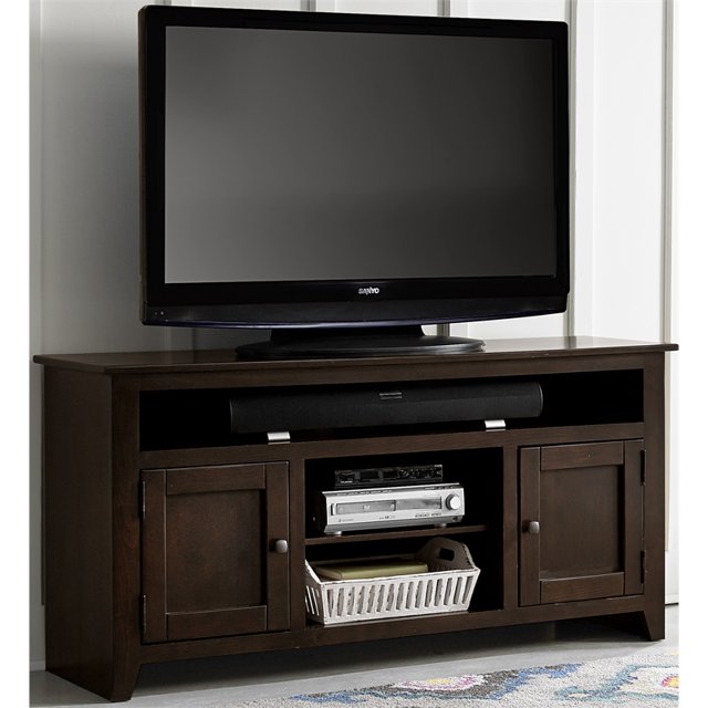 Progressive Rio Bravo Meuble TV 58 Pouces en Pin Foncé