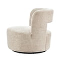 thumbnail image 2 of NPD Furniture Jazzlyn Fabric Swivel Accent Chair in Grenada Cream, 2 of 13