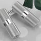 thumbnail image 2 of 1 Pair Cylinder Bazooka Aluminum Non-slip Pedal Front Rear Axle Foot Pegs Footrest Lever Launcher Bike Accessories (Silver), 2 of 2