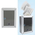 thumbnail image 5 of Mailbox Wall Mounted Outdoor Stainless Steel Letter Post Mail Box Suggestion Storage Wall Decoration Suggestion 2, 5 of 8