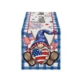 thumbnail image 2 of Linnome Independence Day Table Runner 12.99x72.05 Inch Patriotic Star Stripe Print Polyester for Living Room Coffee Table Kitchen, 2 of 6