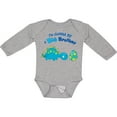 thumbnail image 3 of Inktastic Happy Dinosaur Future Big Brother Boys Long Sleeve Baby Bodysuit, 3 of 5