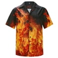 thumbnail image 4 of Camisa de playa de manga corta para hombre, ropa de disfraz de los años 80 para hombre, camisetas vintage divertidas con estampado 3D completo, camisa con botones estilo discoteca retro para mujer, 4 of 4