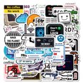 thumbnail image 1 of Pegatinas de advertencia de descarga eléctrica, 20 unidades, divertidas calcomanías de peligro, 1 of 2