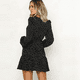 thumbnail image 5 of Vestido túnica de verano para mujer, cuello en V, informal, suelto, fluido, con vuelo, 5 of 5