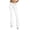 White, variant on Edvintorg Pants for Women Fashion Solid Color High Waisted Stretchy Casual Trousers Plus Size Womens Clothing