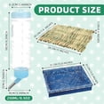 thumbnail image 4 of 34 Pcs Rabbit Starter Kit Rabbit Litter Box Small Animal Water Bottle Stackin..., 4 of 7