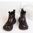 thumbnail image 7 of CYRBOKO Girls Ankle Boots, Holiday Non-slip Winter Casual Girls Booties Girls Shoes Brown Size 12.5 (Little Kids), 7 of 7