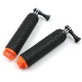 thumbnail image 2 of Jinsinto Floating Grip Camera Bar - 2 Waterproof Action Camera Clips, Orange, 2 of 5