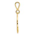 thumbnail image 2 of Diamond2Deal 14K Pendentif Initiale Lettre A en Or Jaune Script Filigrane pour Femmes (L - 0.75 Pouces, W - 0.7 Pouces), 2 of 6