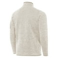 thumbnail image 3 of Men's Antigua Oatmeal Boston Bruins Fortune Quarter-Zip Pullover Jacket, 3 of 3
