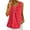 Red, variant on Ruyang Womens Sleeveless Tunics Henley Shirts V-Neck Button Down Blouse Tank Tops Casual Pleated Basic Summer Cotton Tops