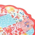 thumbnail image 6 of (2 pack) The Pioneer Woman Patchwork Medley Melamine Dinner Plate, Coral, 6 of 9