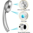 thumbnail image 6 of Vive Comb Colorful Shower Head Home Bathroom 7 Colors Changing LED Shower Water Glow Light, 6 of 9