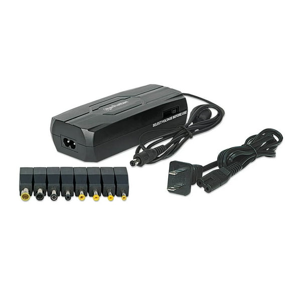 Manhattan Adjustable Voltage Power Adapter, 7 Output Levels, 90 - 8 selectable output levels provide a broad mobile power solution - 12 to 24 V