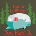 thumbnail image 3 of CafePress - Home Is Where You Park It. T Shirt - Men's Classic Graphic Cotton T-Shirt, 3 of 4