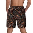 thumbnail image 4 of Balery Floral Mens Swim Trunks Swim Shorts for Men Quick Dry Inseam Beach Shorts with Compression Liner Pocket-X-Large, 4 of 9