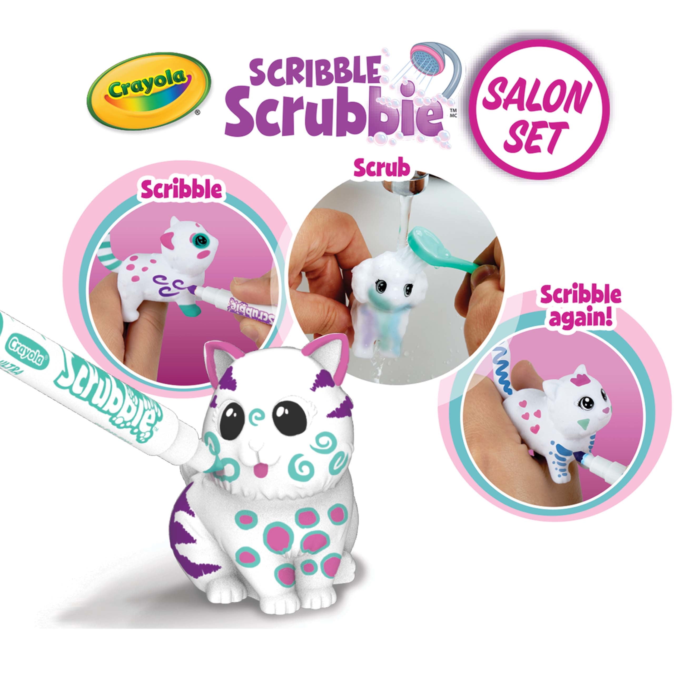 Crayola® Scribble Scrubbies Pets Beauty Set, 1 ct - Fred Meyer