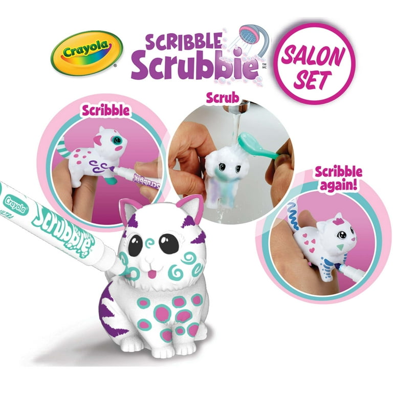 Best Buy: Crayola Scribble Scrubbie Pet Salon Play Set 74-7304