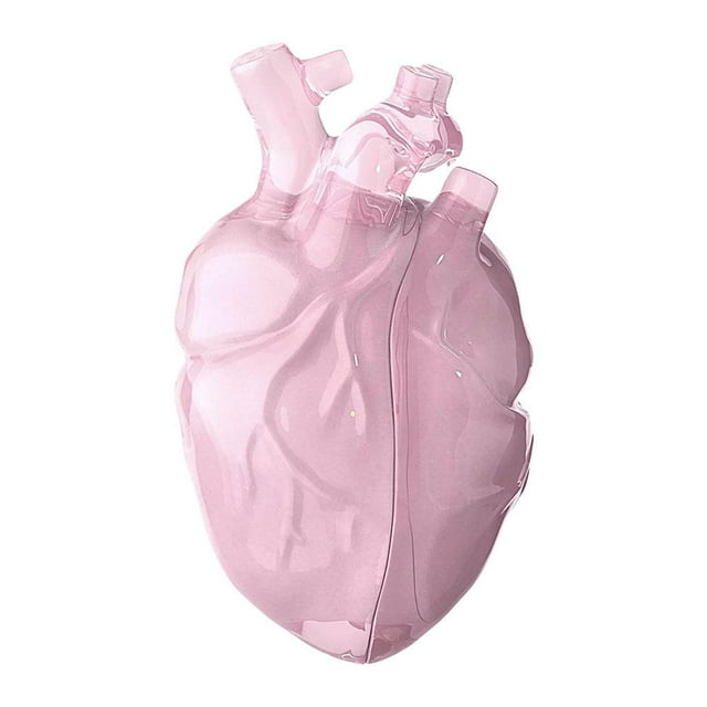 Liquid Silicone Heart Design Protective Case For AirPods 4 3rd Generation Punk Style Transparent Cover With Metal Hook