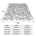 thumbnail image 3 of Fuzoiu Snake Print Ultra-Soft Micro Fleece Blanket,All Seasons Flannel Throw, Lightweight Blanket for Bed, Sofa, Couch, Movie Night, Camping, and Travel-50"x40", 3 of 7