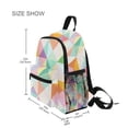 thumbnail image 3 of FORMRS Kids School Backpack with Front Zippered Pocket 12" Student Travel Daypack, Abstract Geometric, 3 of 6