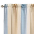 thumbnail image 2 of Ombre Rod Pocket Window Curtain Panel - 50x63 - Silver/Gold, 2 of 3