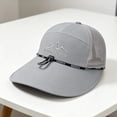 thumbnail image 5 of Levmjia Women Baseball Cap Breathable Mesh Embroidered Adjustable Drawstring UV Protection Sun Hat Outdoor Running Fishing Driving Daily Commute Casual Sports Travel, 5 of 5