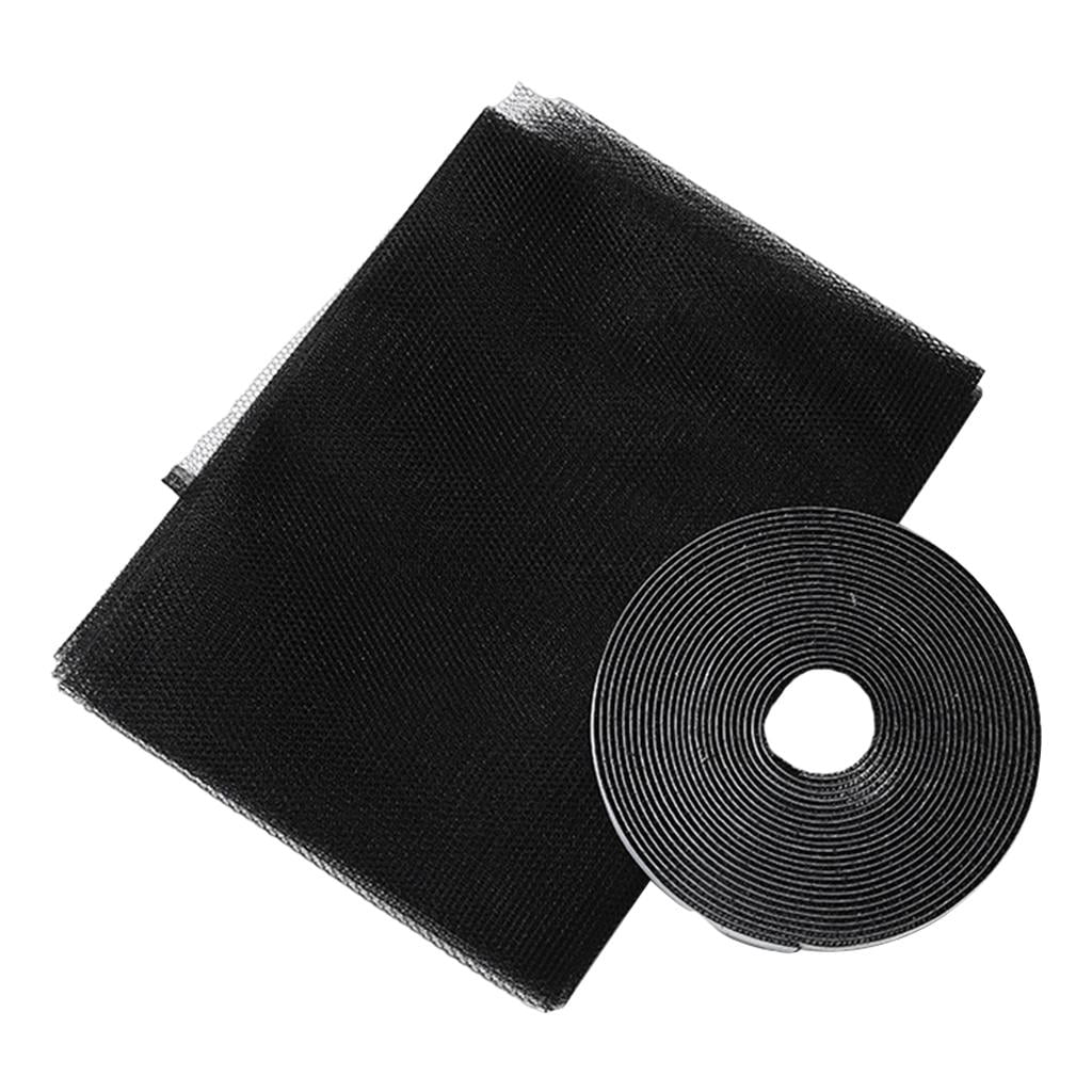 Polyester Fabric Net for Windows DIY Size, Easy to Fit and Remove .5x2 ...