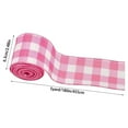 thumbnail image 2 of Spring Wired Edge Ribbon, 5 Yards Pastel Buffalo Plaid Fabric Ribbon for Crafts - 2.5 Inch Wired Ribbon for Easter Wreath Bow Making, DIY Decor, Gift Wrapping and Holiday Crafts, 2 of 5