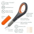 thumbnail image 5 of Slice 10580 Precision Knife | Unique Black Handle with Finger Grip, Precise Control, Detailed Cuts | Finger Friendly Ceramic Safety Knife Blade, 5 of 13