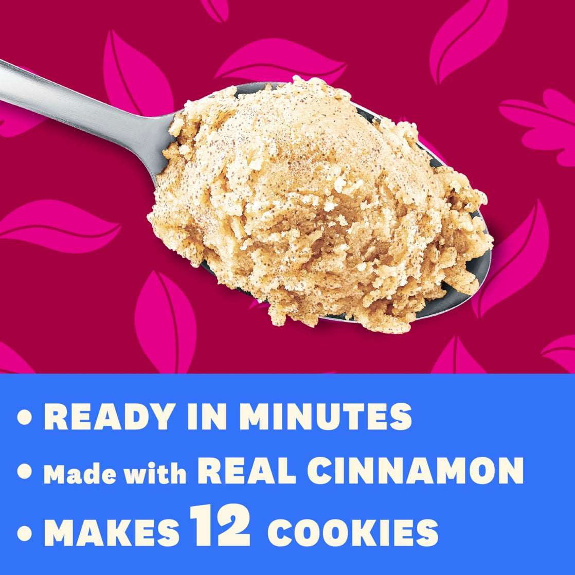 Pillsbury Ready to Bake! Snickerdoodle Cookie Dough, 12 Big Cookies, 14 oz