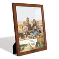 thumbnail image 2 of Grooved 11 in. x 14 in. Walnut Picture Frame (Set of 2), 2 of 6