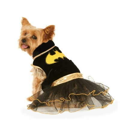 Classic Black Batgirl DC Comics Superhero Tutu Dress Pet Dog Costume