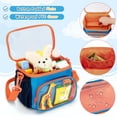 thumbnail image 2 of Cesta de bicicleta GRAOSO Kids de nailon, 21 x 11 x 16 cm, color azul, 2 of 7