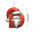 thumbnail image 2 of Luckky 26 Letters Christmas Tree Decoration Pendant, 2024 Personalized Ornaments for Christmas, A to Z Ornament Letters Decorative Hanging Xmas Alphabet Letters for Xmas Tree DIY Craft (D), 2 of 6