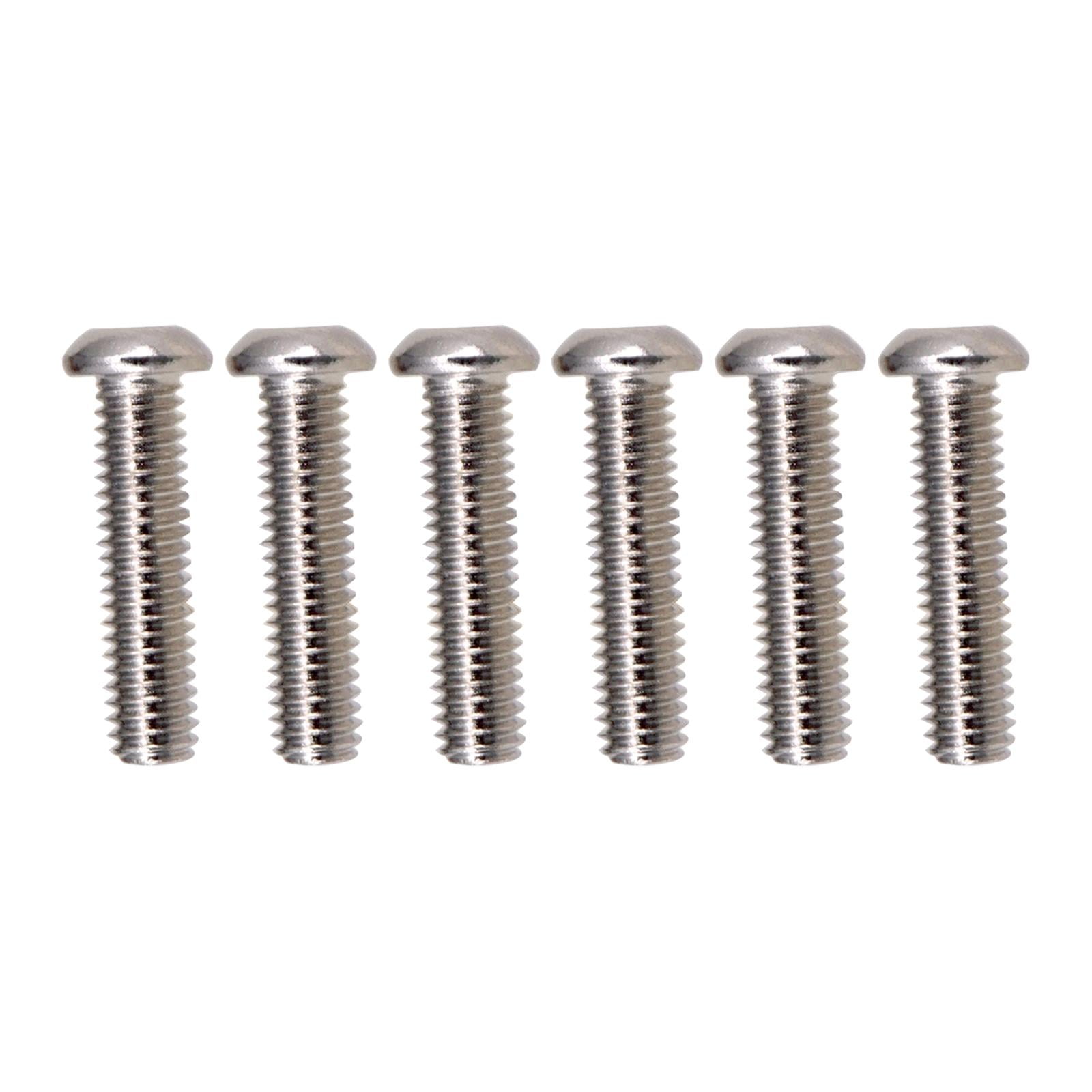Guitar Bridge Saddle Mounting Bolts, Durable Hex Head Cap Screws