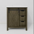 thumbnail image 4 of Ketchum 30 in W x 22 in D Rustic Brown Single Bath Vanity and Cultured Marble Top, 4 of 8