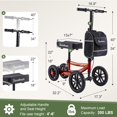 thumbnail image 4 of Patinete de rodilla BlessReach, todo terreno, plegable, 136 kg de capacidad, 4 of 7