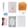 thumbnail image 2 of FLAMEEN Wool Felt Tools, Needle Felting Kit Wool Chemical Fiber For Animal Hand‑Made Toy Arts Crafts For Beginner, 2 of 8